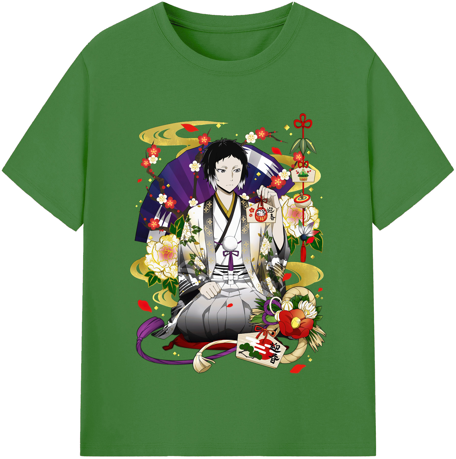 （画像用） 文豪ストレイドッグス Bungo Stray Dogs レディースカジュアルプリントTシャツ（綿100％）